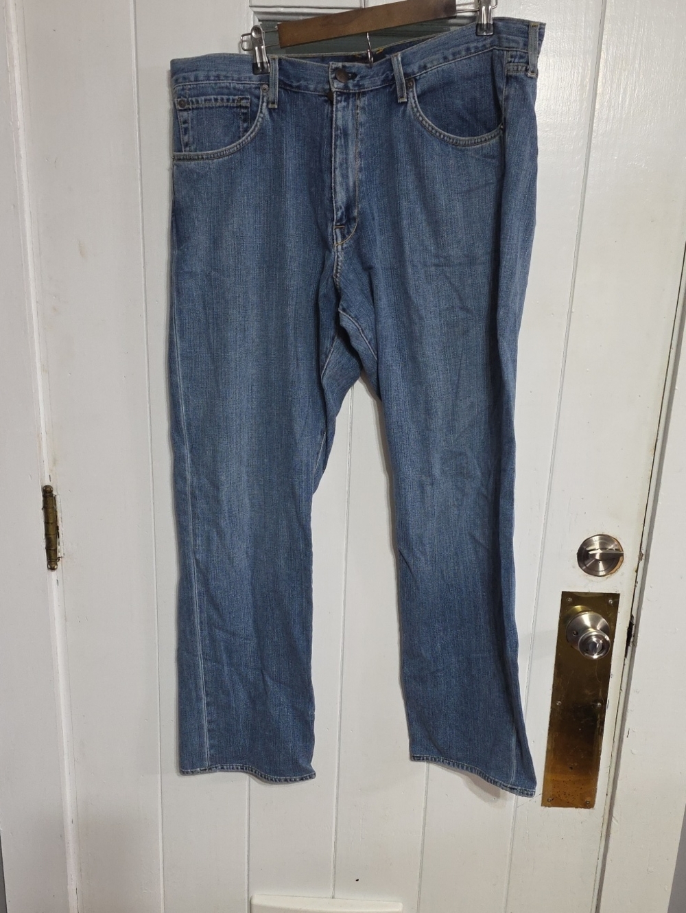 Agave Copper Men's Denim Jeans Waterman Relaxed Straight USA Light Weight 38x32